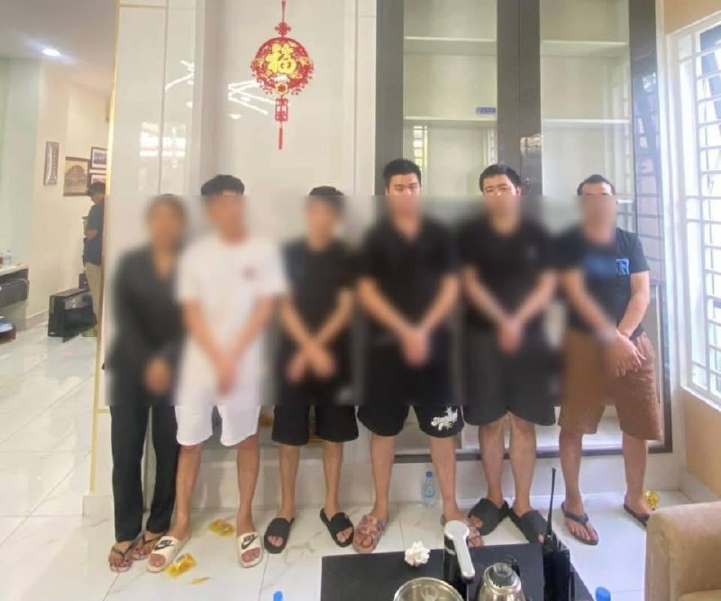 金边森速区严打网诈 突袭两处窝点查获16名外籍人员